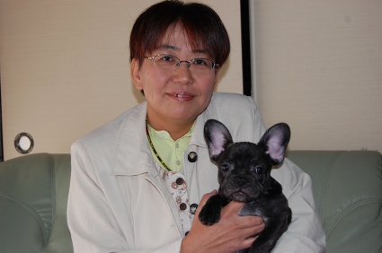 フレンチブルドッグの子犬をご購入の静岡県浜松市の関島様