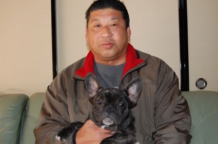 フレンチブルドッグの子犬をご購入の静岡県焼津市の新村様様