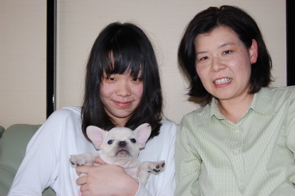 フレンチブルドッグの子犬をご購入の静岡県御殿場市の小宮山様