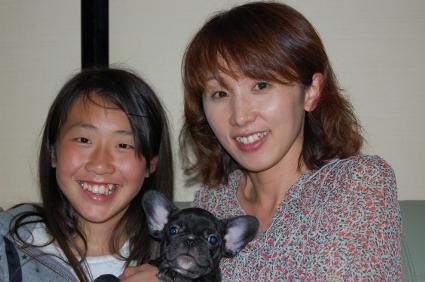 フレンチブルドッグの子犬をご購入の静岡県浜松市の松山様